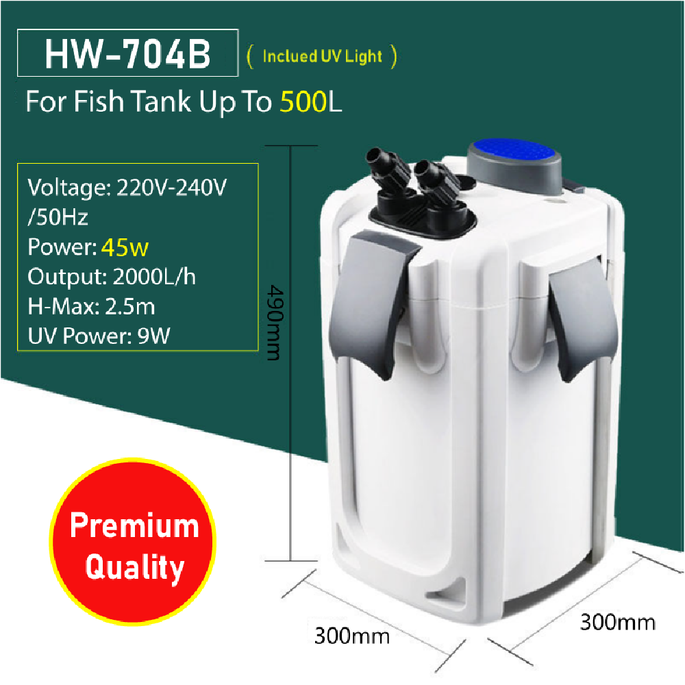SUNSUN Genuine Replacement Barrel Head HW-704A/B - 2000L/H External Filter