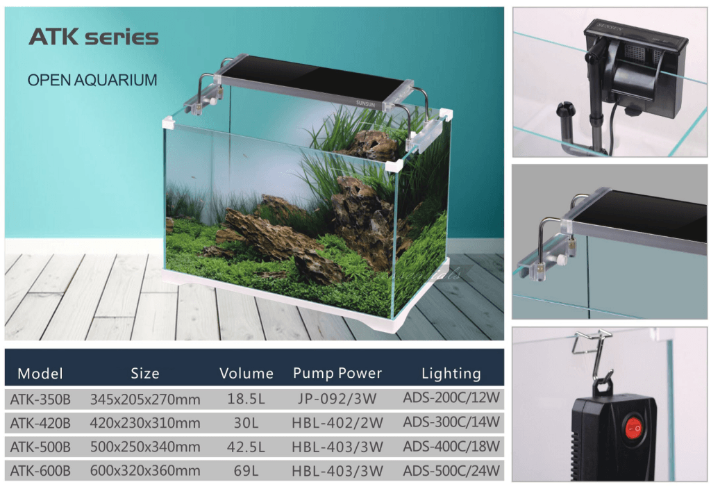 Sunsun 42.5L Brand New Aquarium Fish Tank Complete Set Aquariums