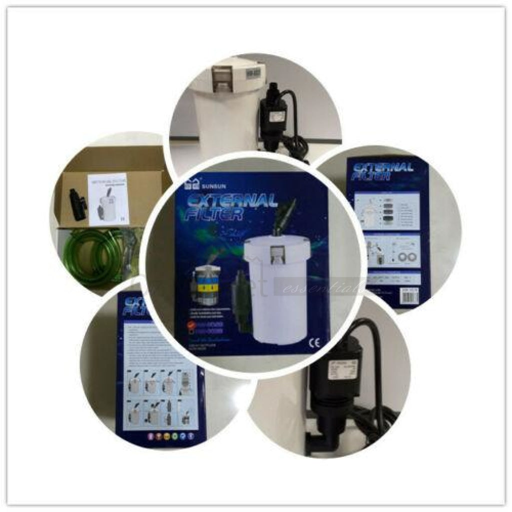 Sunsun Hw-602B- 400L/h Brand New External Canister Filter Complete Set External Filter