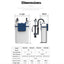 SUNSUN New YBG Series 3-in-1 Multifunctional Hang on Filter Aquarium Fish Tank