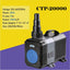 SUNSUN (Grech) CTP Submersible 18000~20000L/H Water Pump Aquarium Marine Fish Tank Fountain Pond