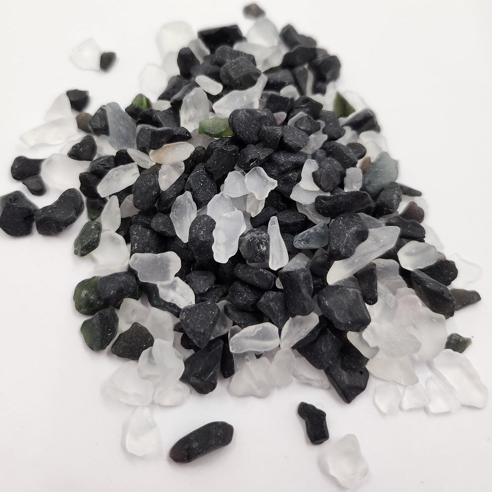 White & Black Crystal Stone 4-8mm Aquarium Decorative Gravel Pebbles Stones Fish Tank Aquascape Terrarium