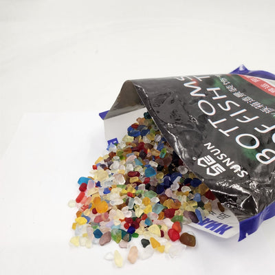 Multi-colour Crystal Stone 4-8mm Aquarium Decorative Gravel Pebbles Stones Fish Tank Aquascape Terrarium