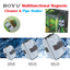 BOYU Brand New Glass Multifunctional Magnetic Cleaner and Pipe Holder Aquarium