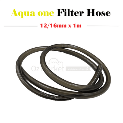 Pet Supplies  Aqua One Filter Hose Pvc (12/16Mm) Transparent Grey Tubing & Valves OzMarket Essentials Pet Supplies