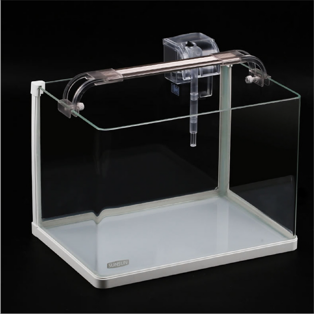 SUNSUN HRK-380 21L Open top Curved Front View Aquarium Fish Tank Complete Set