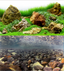 Aquarium Fish Tank Background Double Side Poster 40"(100cm)*3ft/4ft/5ft/6ft