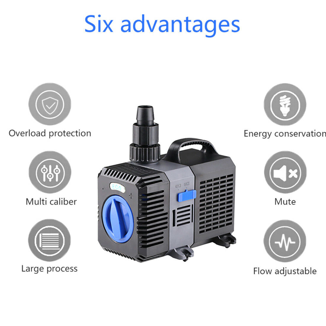 SUNSUN (Grech) Submersible 5000L/H-8000L/H Fountain pump with Fountain Heads