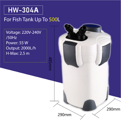 HW-304A SUNSUN 2000L/H External Canister Filter/Pump Free Shipping