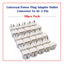 5pcs/10pcs/20pcs/30pcs AU AC Power Plug Adapter Travel 3 Pin Converter