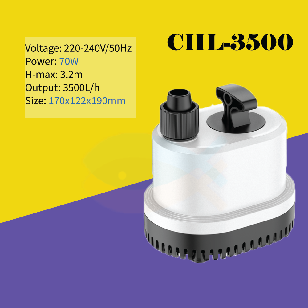 SUNSUN (Grech) CHL-1000L/H-4500L/H Aquarium Submersible Water Pump Fish Tank Fountain Pond