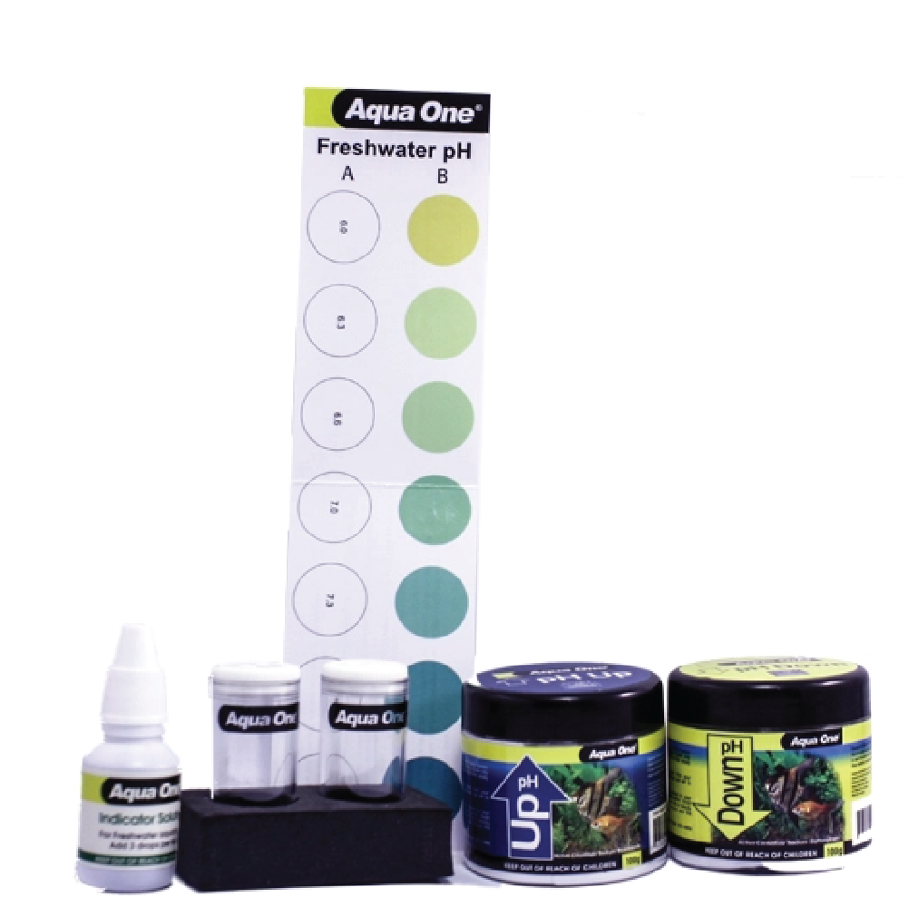 Aqua One 92001 Quick Drop Senior pH Test Kit Freshwater 6 To 7.8 – 100 Tests