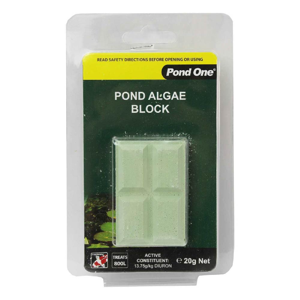 Aqua One Pond Algae Eliminator Block 20G Green Water Killer 800L