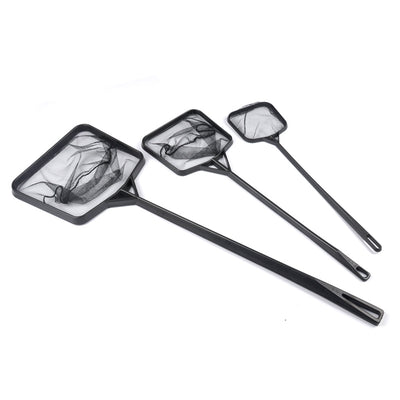 SUNSUN 4pcs fish nets square with long handle aquarium fish tank