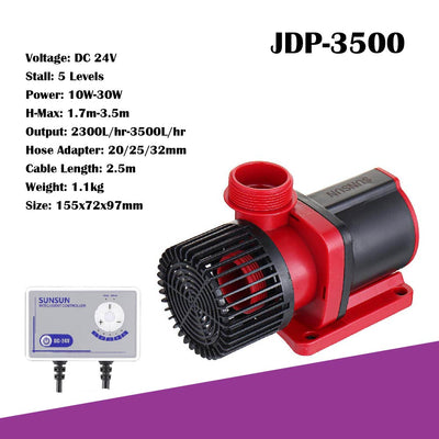 SUNSUN JDP Quiet Submersible 5-Speed Adjustable Water Pump with Controller