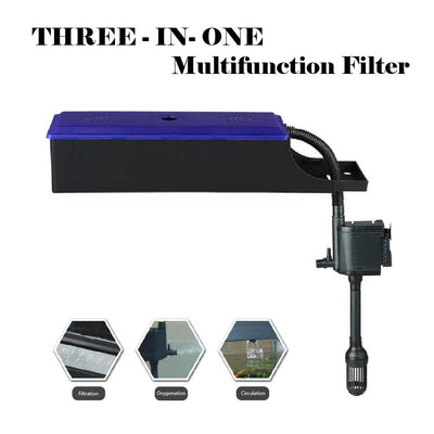 SUNSUN Aquarium Fish Tank Multifunction Filter Box and Water Pump