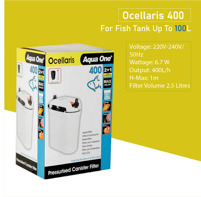 Aqua One Ocellaris 400 Canister Filter 400LH 94141