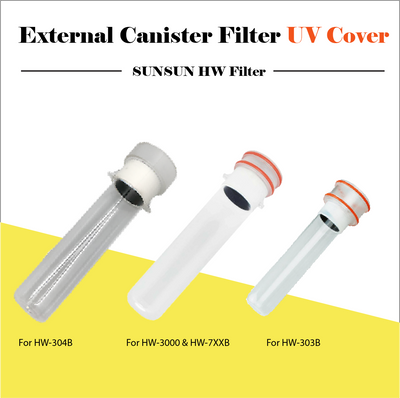 SUNSUN UV Tube Cover/sleeve HW-303B/304B/3000/702B/703B/704B External Filter