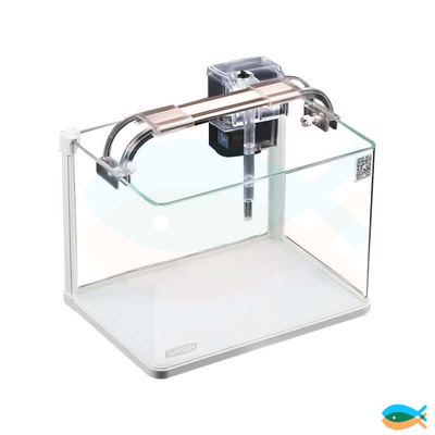 SUNSUN HRK-380 21L Open top Curved Front View Aquarium Fish Tank Complete Set
