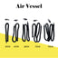 Flexible 30/45/60/75/90cm Air Vessel for Aquarium Fish Tank Pond