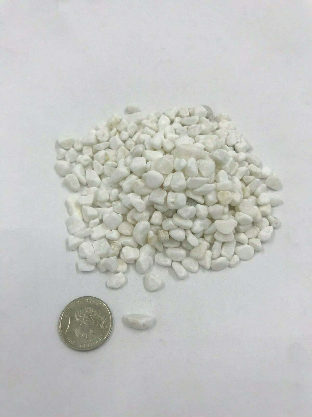 500g-4.8kg white stone natural aquarium river gravel pebbles 4-8mm
