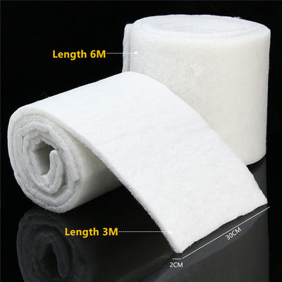 SUNSUN 3M & 6M Roll Aquarium Fish Tank Sump Filter Wool Fine Media Sponge Pad