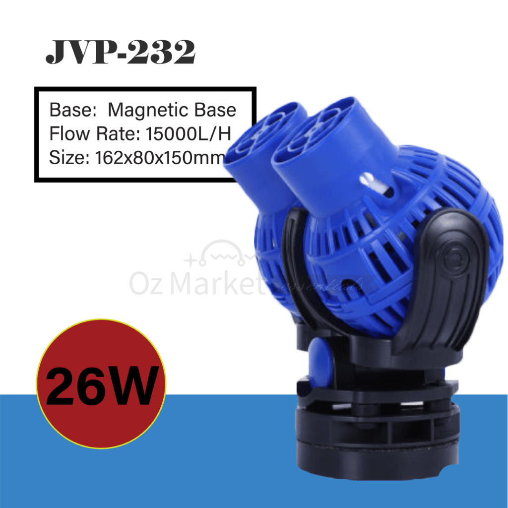 Sunsun 4000L/h-15000L/h Aquarium Fish Tank 360° Wave Maker Water Pump 26W 15000L/h Double