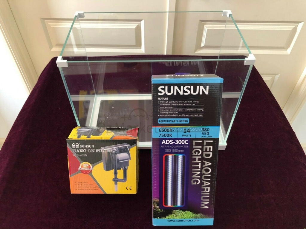 Sunsun 42.5L Brand New Aquarium Fish Tank Complete Set Aquariums