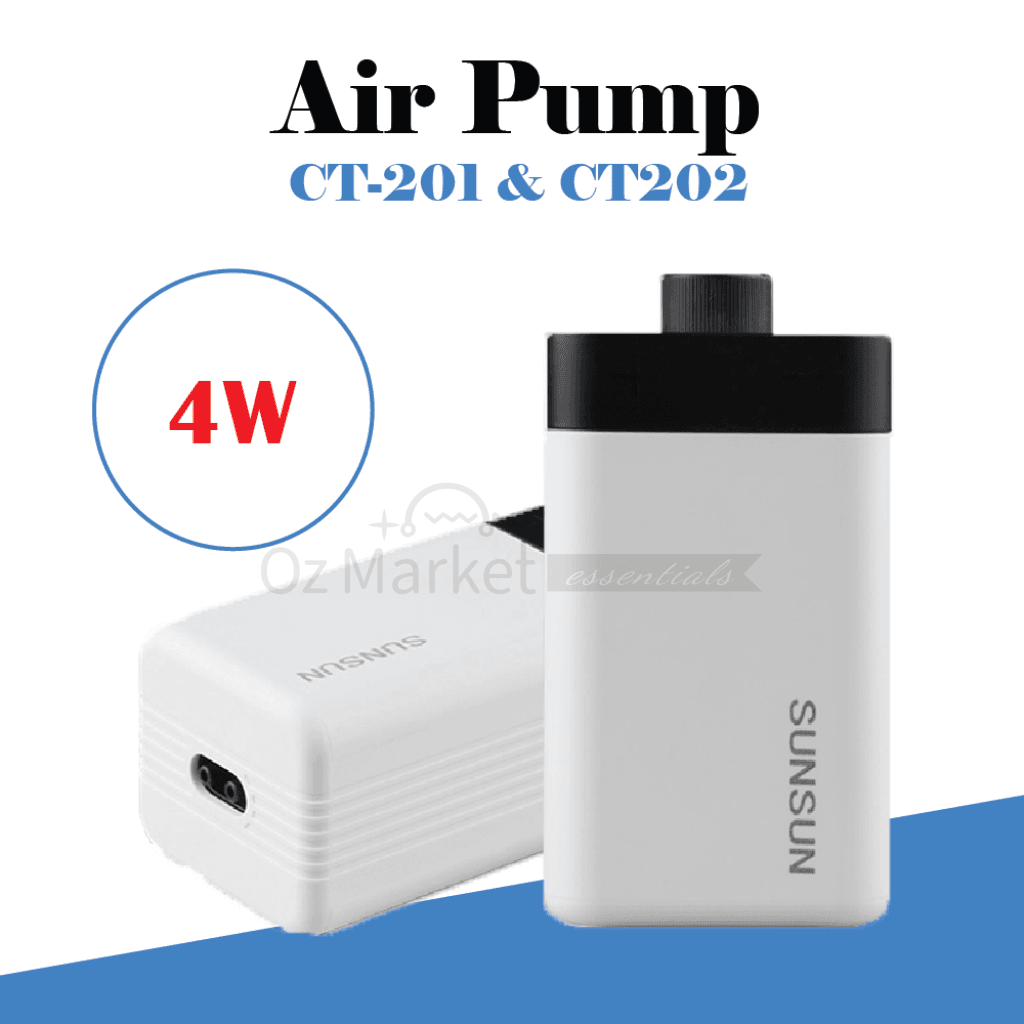 Sunsun Aquarium Air Pump Oxygen Fountain Pond Water Fish Tank Pumps