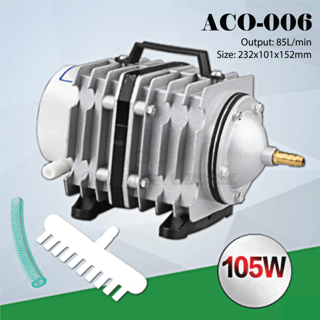 Sunsun Brand New 20W 20L/m ~ 385W 300L/m Electromagnetic Air Pump 105W 85L/m Aco-006 Pumps