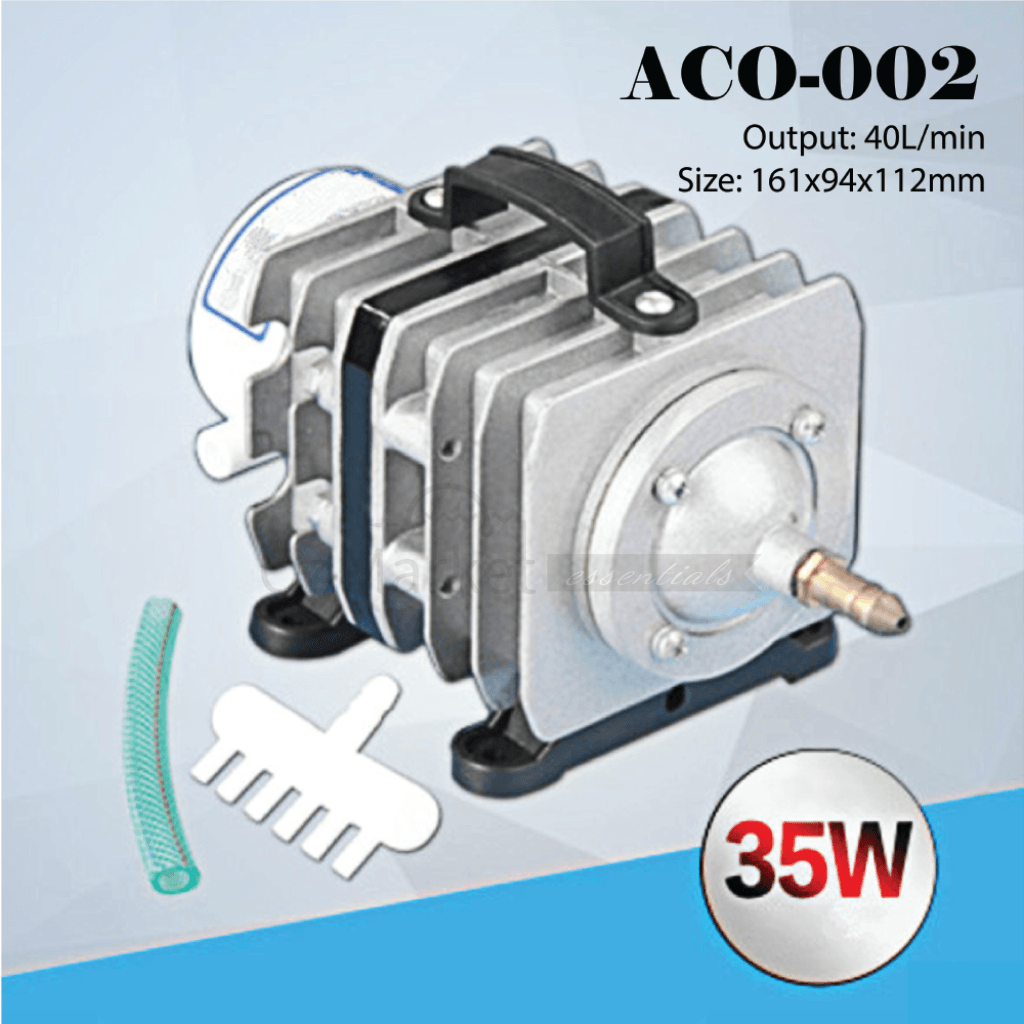 Sunsun Brand New 20W 20L/m ~ 385W 300L/m Electromagnetic Air Pump 35W 40L/m Aco-002 Pumps
