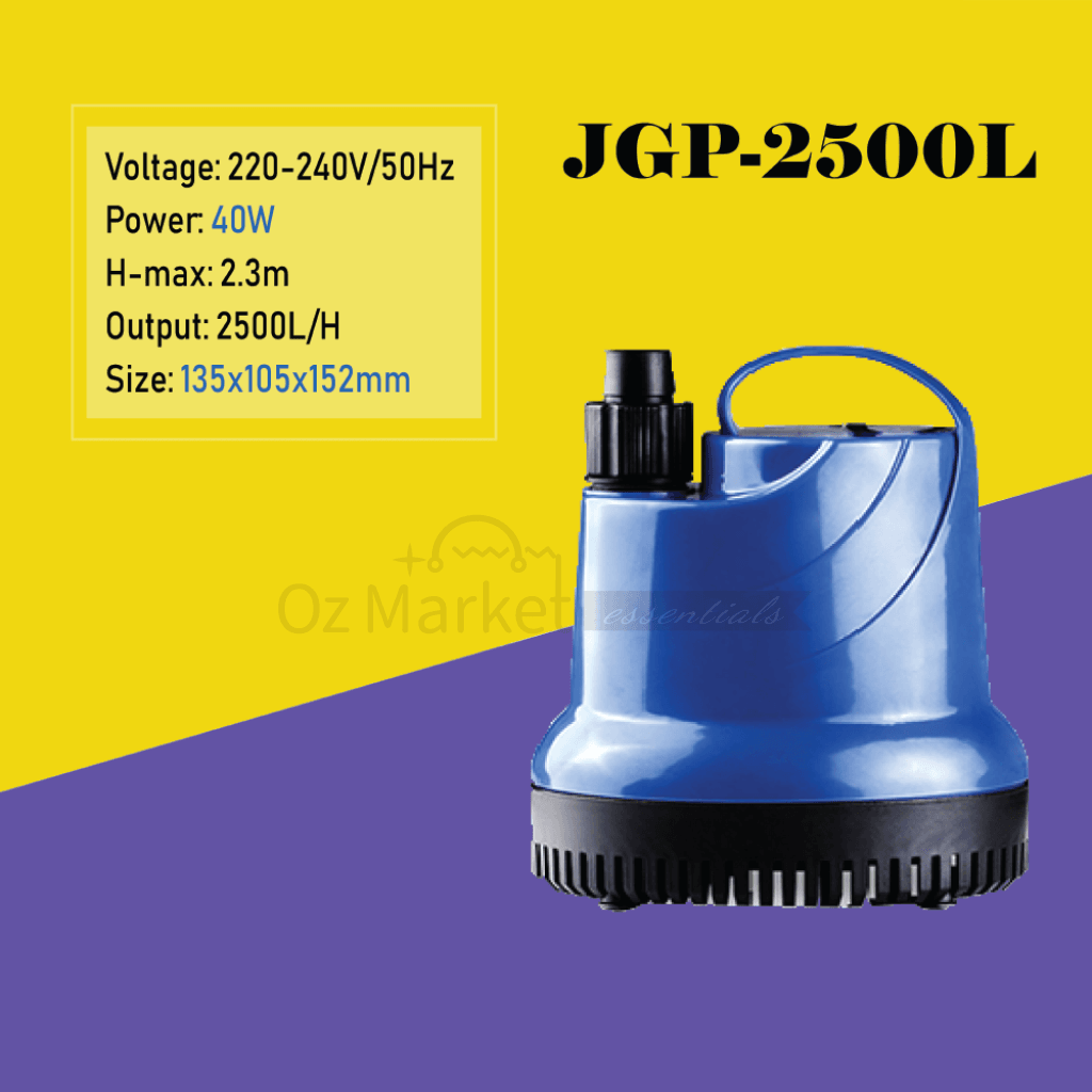 Sunsun Brand New Submersible 1500L/h 2500L/h 3500L/h 4500L/h Water Pump Jgp-2500L 40W 2500L/h Pumps