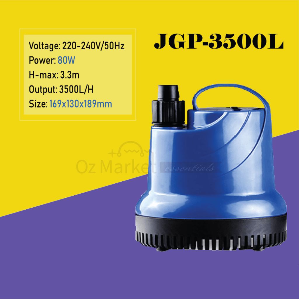 Sunsun Brand New Submersible 1500L/h 2500L/h 3500L/h 4500L/h Water Pump Jgp-3500L 80W 3500L/h Pumps