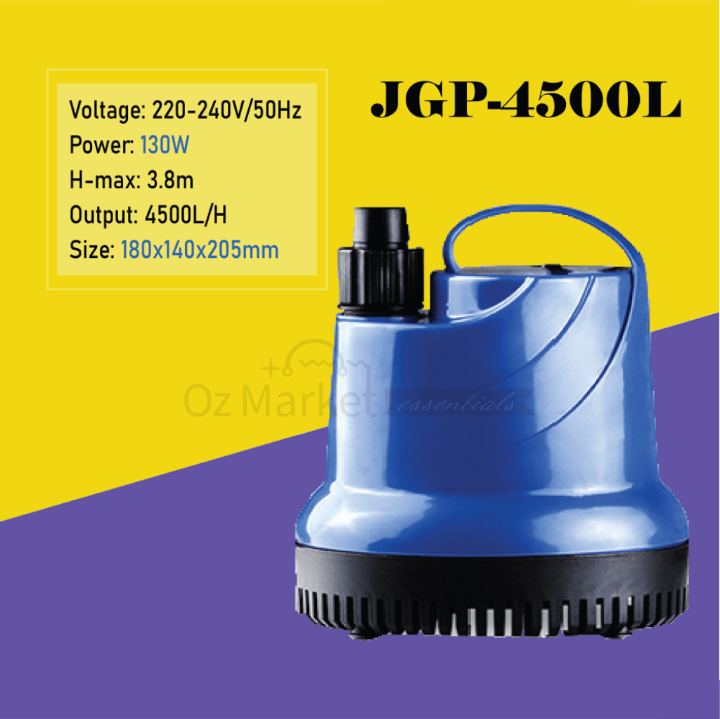 Sunsun Brand New Submersible 1500L/h 2500L/h 3500L/h 4500L/h Water Pump Jgp-4500L 130W 4500L/h Pumps