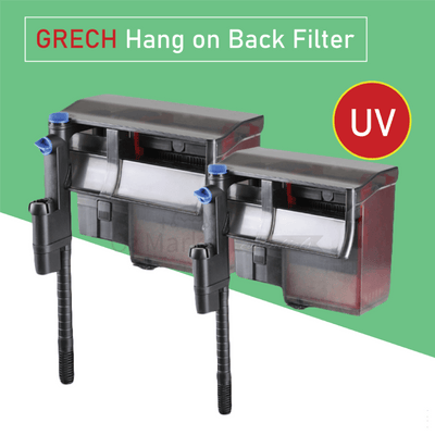 Sunsun Hang On Back Bio-Filter 500L/ 800L/h With Or Without 5W Uv Sterilizer Filter