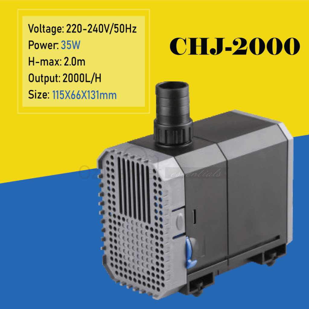 Sunsun(Grech) Submersible 600L/h - 6000L/h Multi-Function Water Pump Fountain 2000L/h Chj-2000 Water