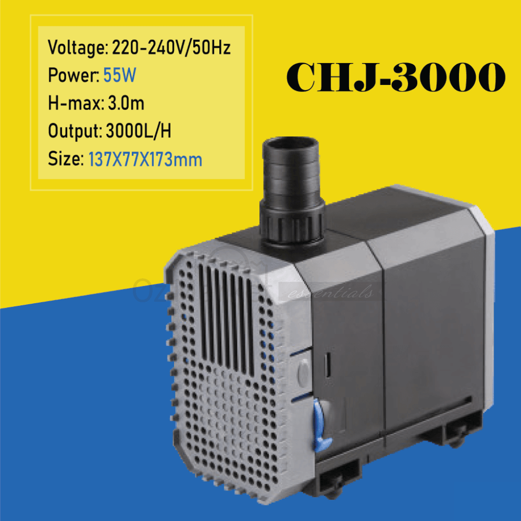 Sunsun(Grech) Submersible 600L/h - 6000L/h Multi-Function Water Pump Fountain 3000L/h Chj-3000 Water